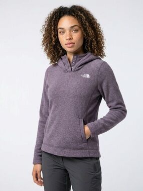The North Face Crescent Sunrise Hoodie – Heathered Purple (Size L)